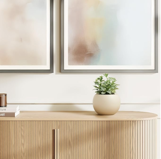 Ceramic Self Watering Plant Pot | Minimalist Indoor Planter — photo 1
