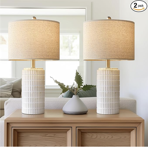 Modern Ceramic Table Lamp | Japandi & Hygge Decor — photo 1