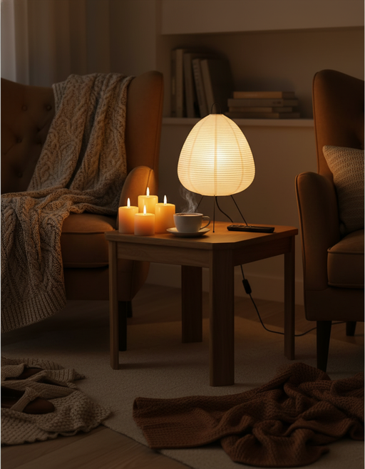 Akari Noguchi Lamp | Japandi Style & Cozy Minimalist Decor — photo 4