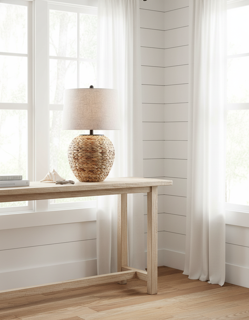Water Hyacinth Lamp | Japandi Hygge Living Room Decor — photo 5