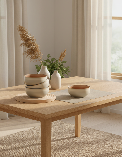 Stoneware Ceramic Bowls | Japandi Kitchen & Dining — photo 1