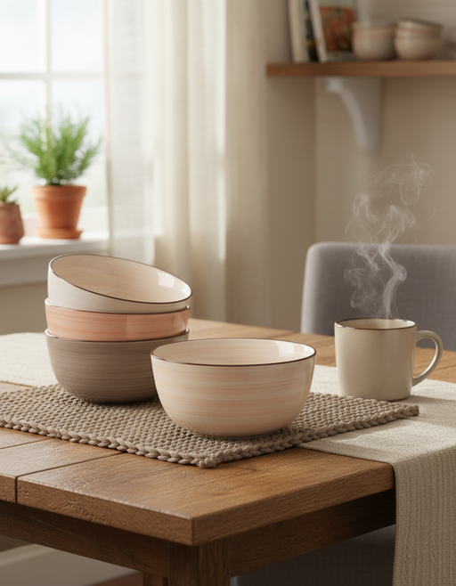 Porcelain Cereal Bowls | Japandi & Cozy Kitchen Style — photo 1