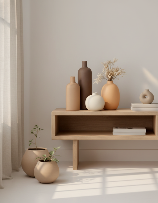 Modern Ceramic Vase Set | Japandi Scandinavian Decor — photo 1
