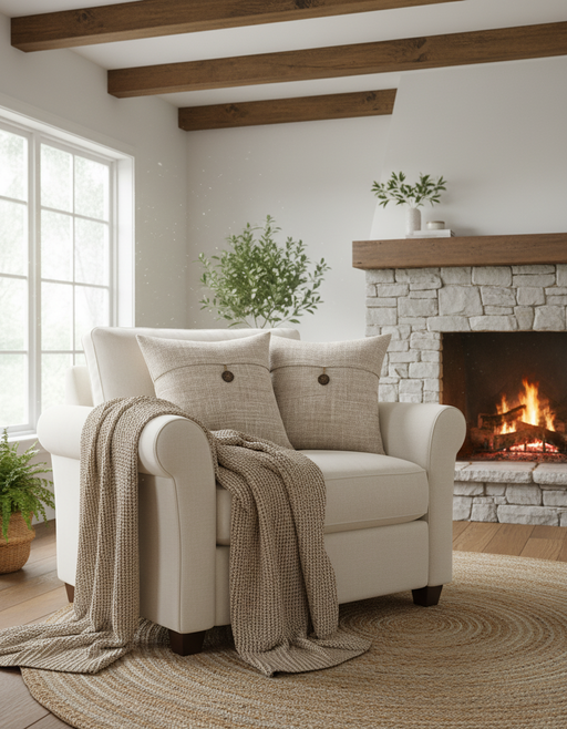 Cozy Linen Throw Pillows | Scandinavian Home Decor — photo 1