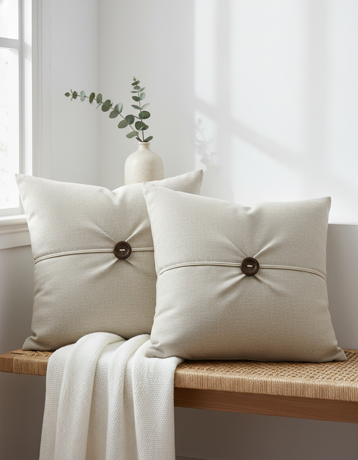 Cozy Linen Throw Pillows | Scandinavian Home Decor — photo 7