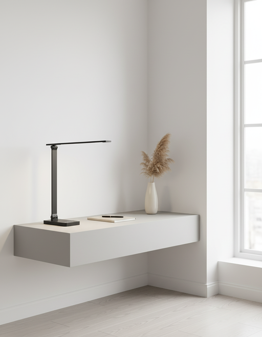 Minimalist LED Desk Lamp | Japandi Office & Reading Light — image 3 of 4