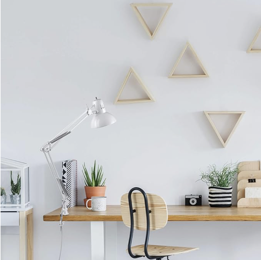 Swing Arm Clamp Lamp | Minimalist Desk & Reading Light — photo 1