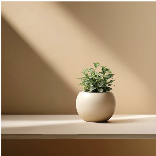 Ceramic Self Watering Plant Pot | Minimalist Indoor Planter — image 2 of 2