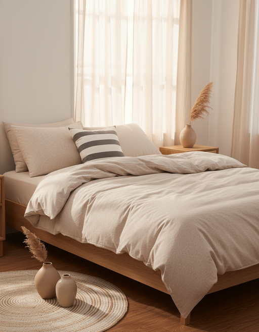 Jersey Knit Duvet Cover | Ultra Soft Bedding Set — image 8 of 8