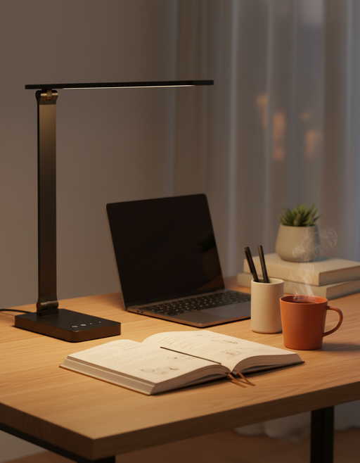 Minimalist LED Desk Lamp | Japandi Office & Reading Light — image 1 of 4