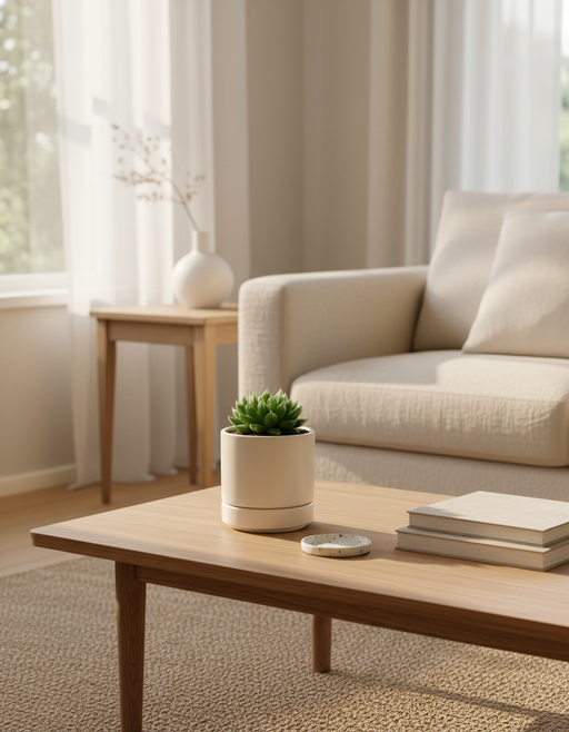 Minimalist Ceramic Planter Pot | Indoor Plant Decor — image 1 of 4