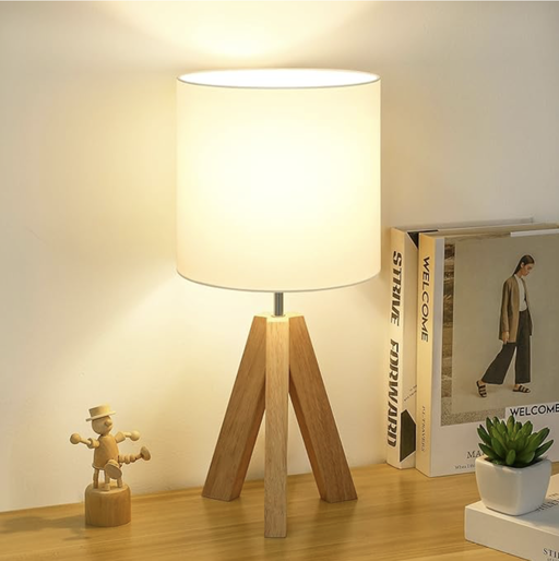 Small Wood Table Lamp | Minimalist Japandi & Hygge Style — photo 1