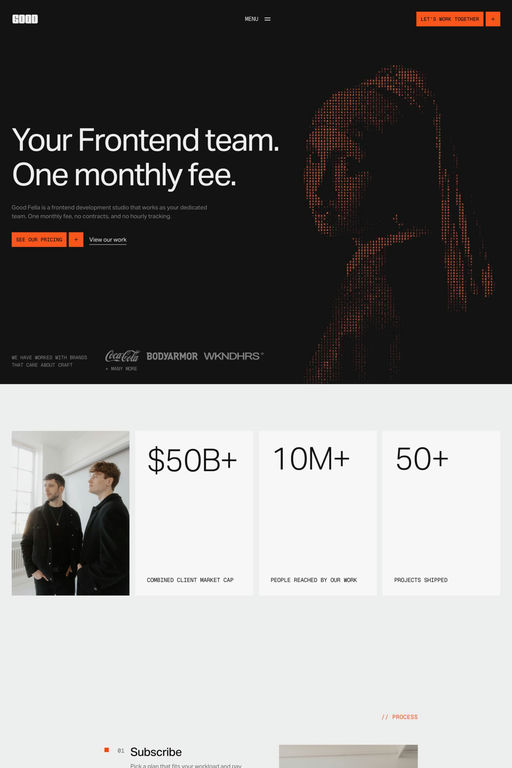 Good Fella website screenshot