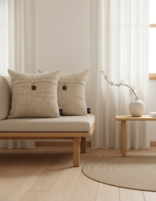 Cozy Linen Throw Pillows | Scandinavian Home Decor — image 5 of 8