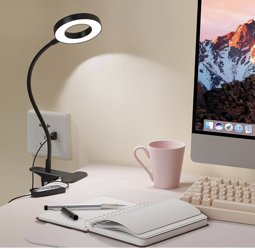 Desk Lamp Clip On Light | Minimalist Home Office Decor — image 2 of 2