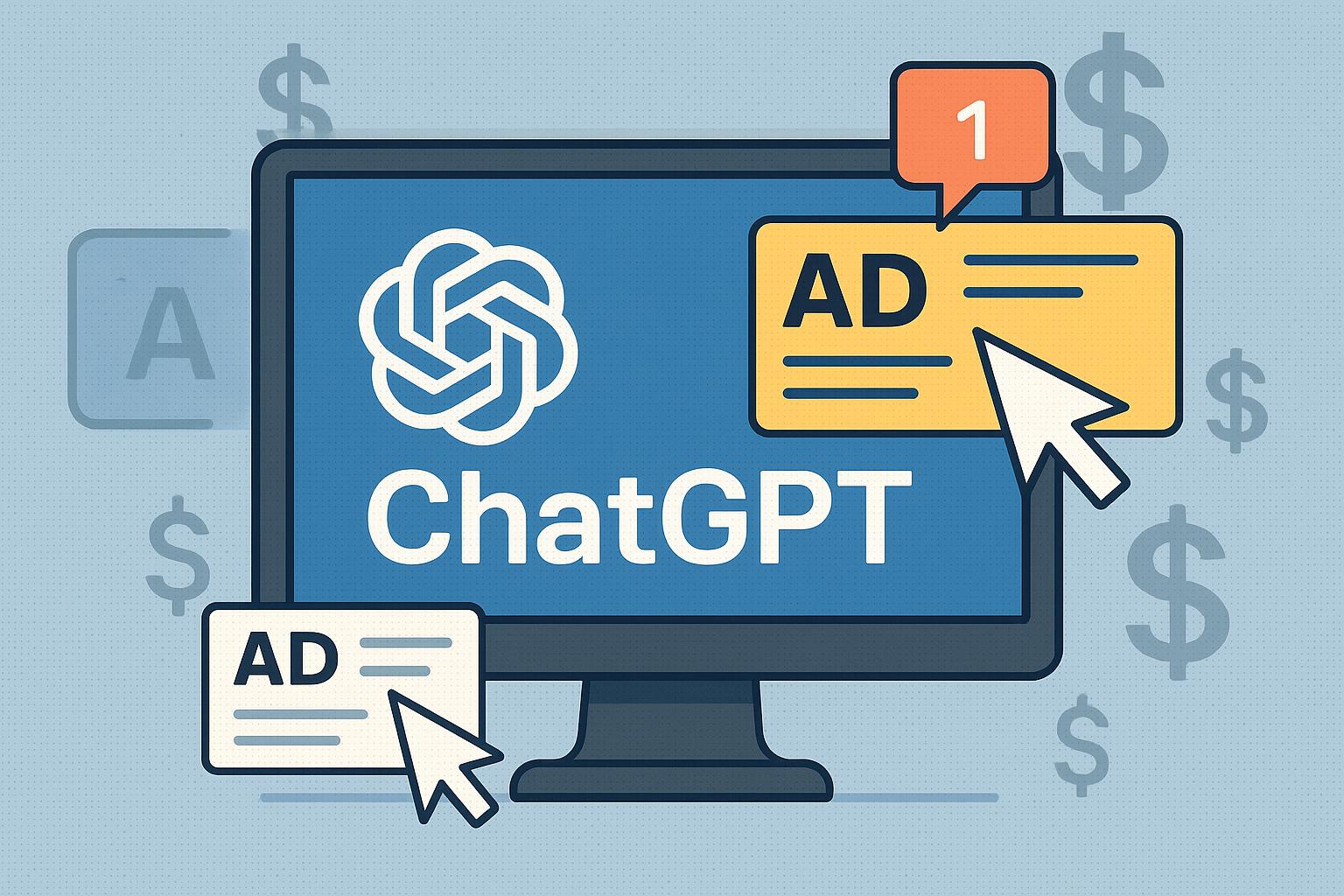 OpenAI annuncia annunci in ChatGPT con un nuovo modello di pagamento per clic.
