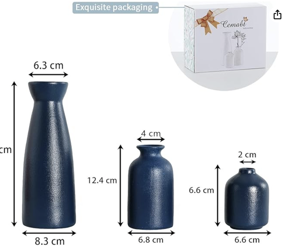 Ceramic Vase Set | Japandi & Minimalist Home Decor — image 2 of 2