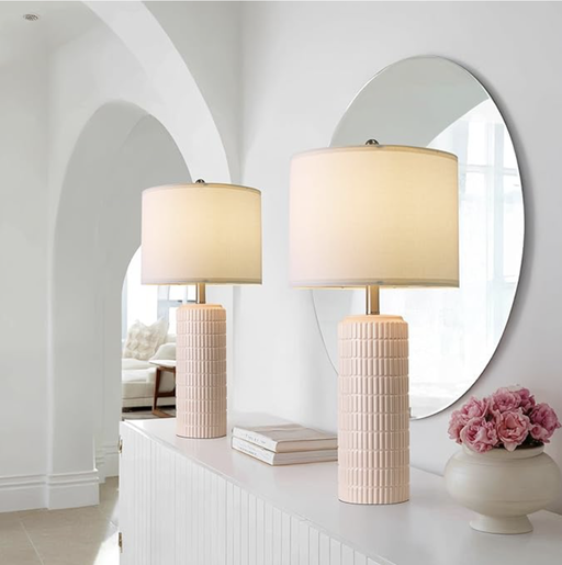 Modern Ceramic Table Lamp | Japandi & Hygge Decor — image 2 of 3
