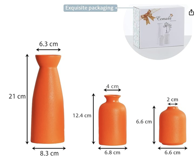 Ceramic Vase Set | Japandi & Minimalist Home Decor — image 2 of 2