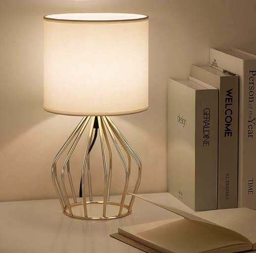 Modern Table Lamp | Japandi Bedside Light & Minimalist Decor — image 2 of 3