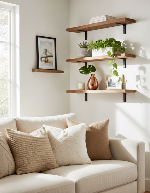Floating Shelves | Japandi & Minimalist Decor Ideas — image 2 of 2
