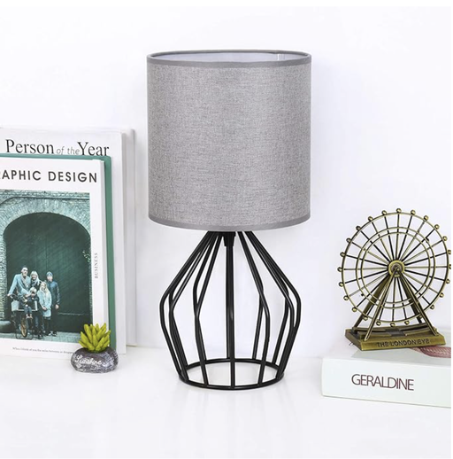 Modern Table Lamp | Japandi Bedside Light & Minimalist Decor — image 2 of 2