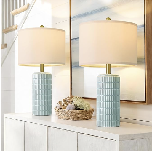 Modern Ceramic Table Lamp | Japandi & Hygge Decor — image 3 of 3