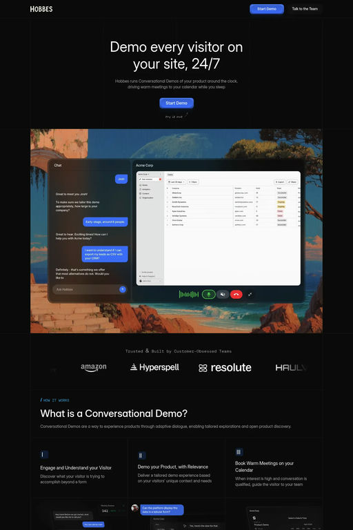 Hobbes website screenshot
