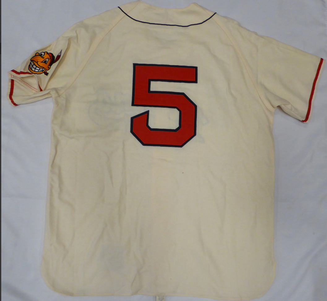 Lou Boudreau 1950 Cleveland Indians — Back view thumbnail