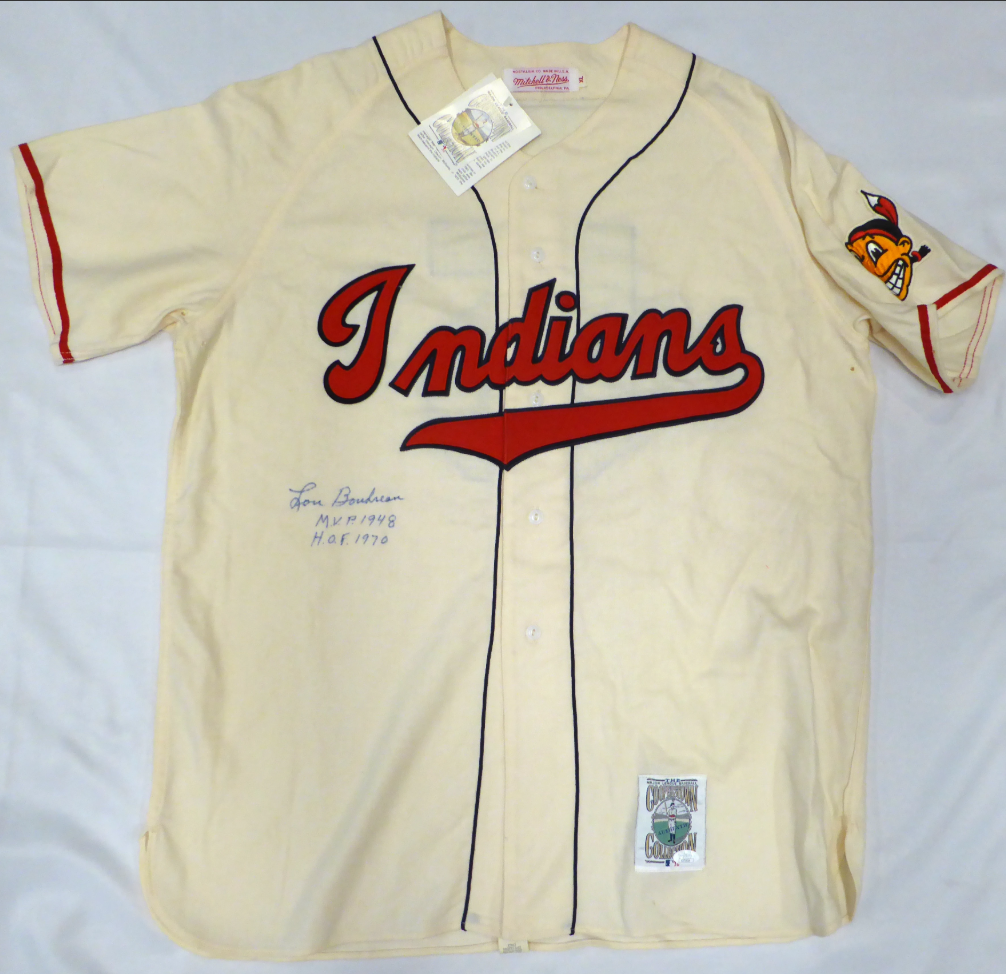Lou Boudreau 1950 Cleveland Indians