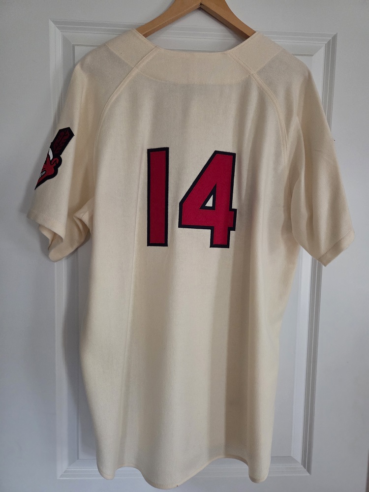 Larry Doby 1951 Cleveland Indians — Back view thumbnail