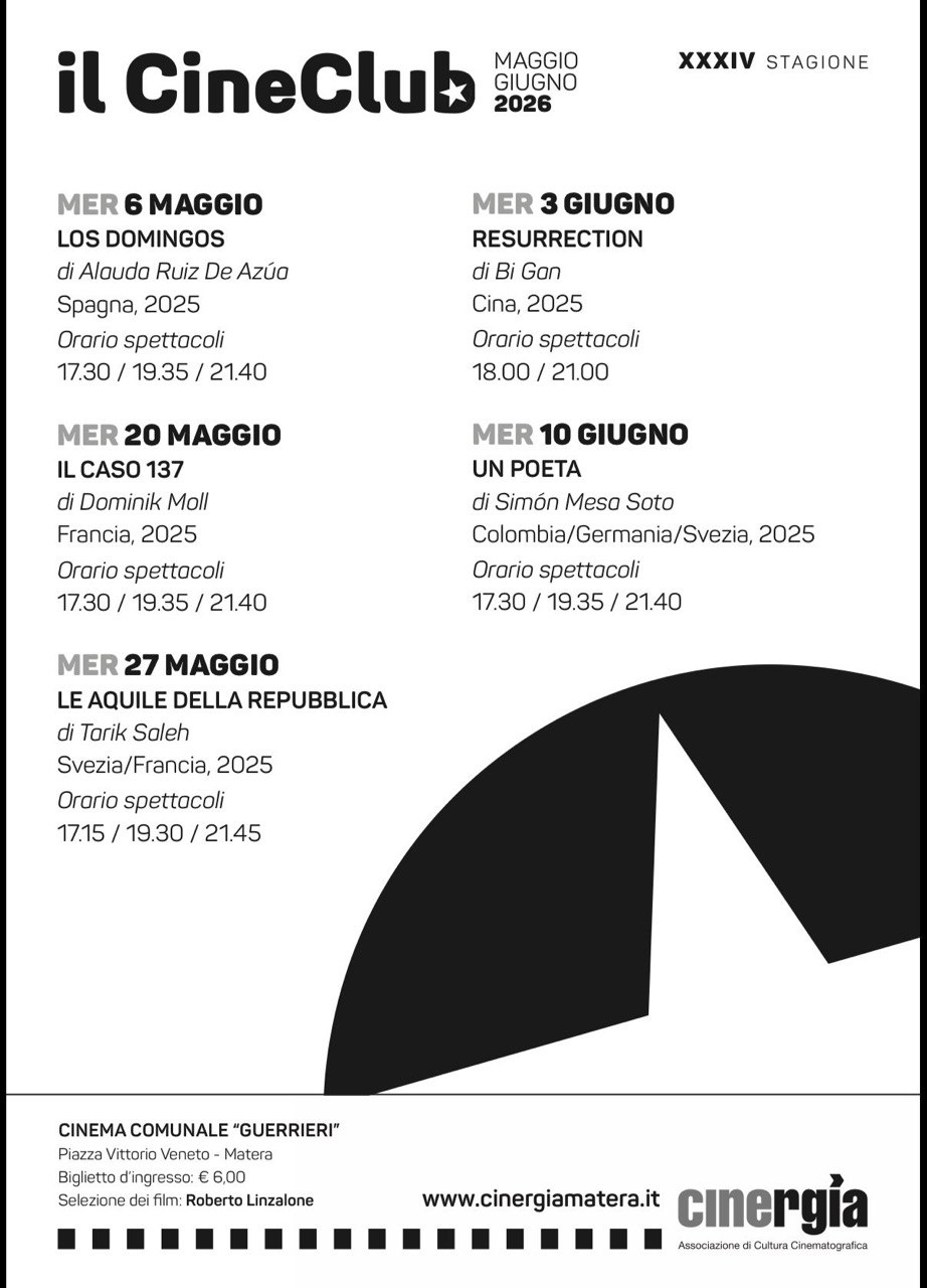 il CineClub XXXIV stagione: Los Domingos