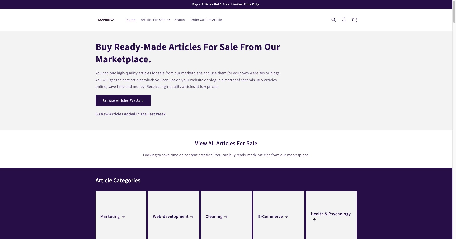 Marketing Website