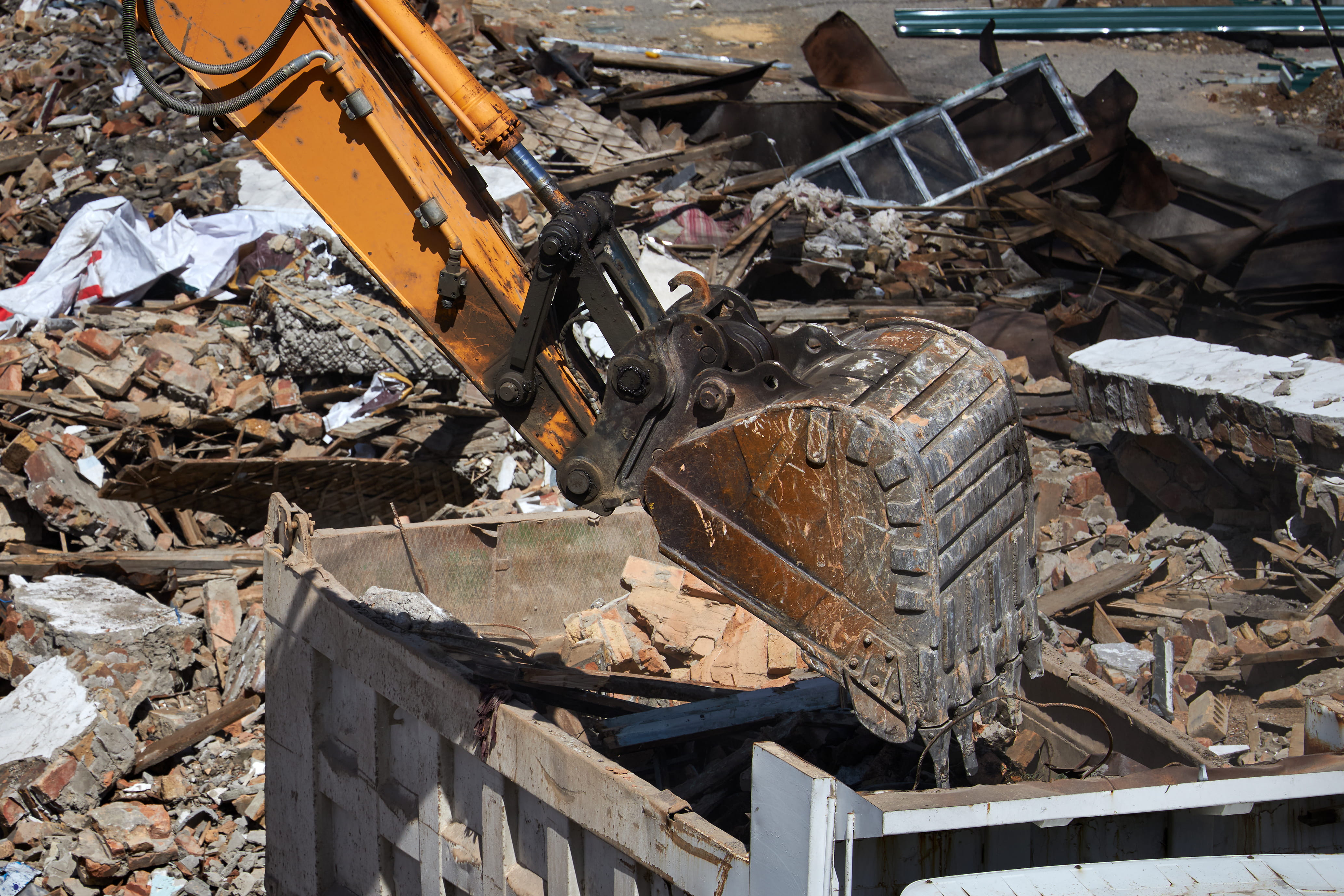 Live Loading Construction Debris