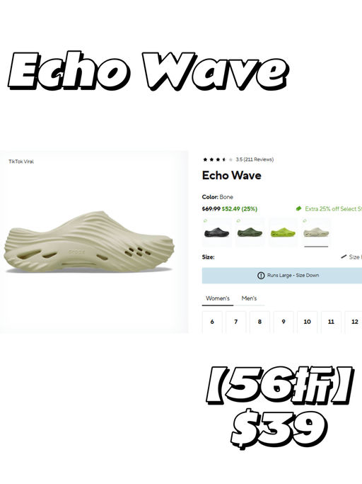【Crocs应季好价】【Sale 额外75折】