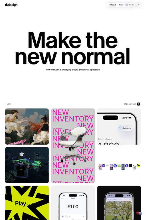 Shopify Design website screenshot
