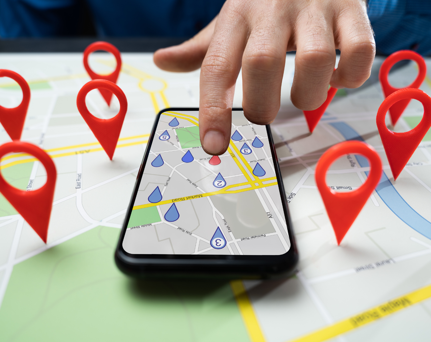 Image of a computer screen displaying Google Maps reviews being compiled, representing Google Maps Reviews Scraping Services