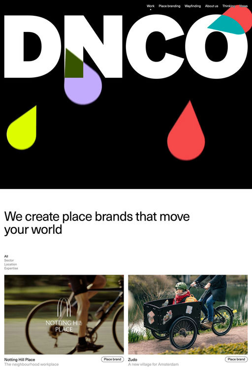 DNCO website screenshot