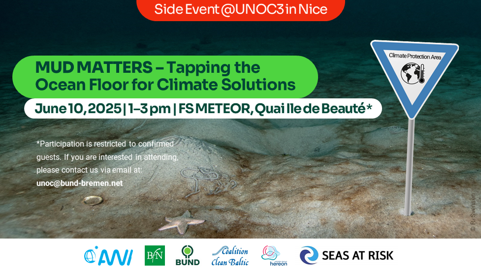 UN Ocean Conference - Side event: "MUD MATTERS &ndash; Tapping the Ocean Floor for Climate Solutions"