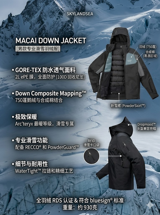 【极寒天花板】【始祖鸟 Macai 7折】