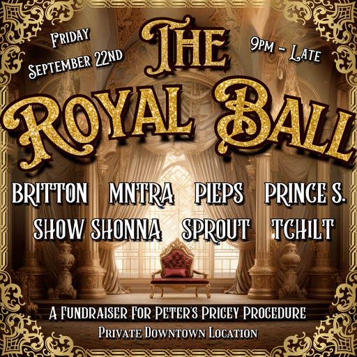 Flyer for Royalty - Peter Rost Fundraiser