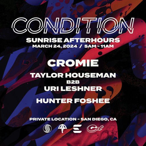 Flyer for Condition 2024 // Sunrise Afters