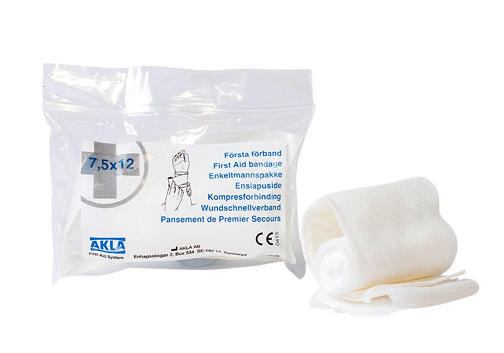First Aid bandage 7.5x12cm