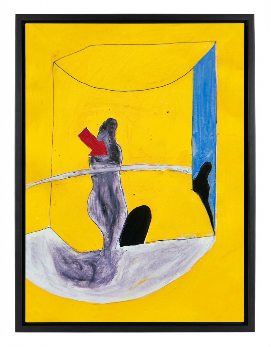 Point woman at window