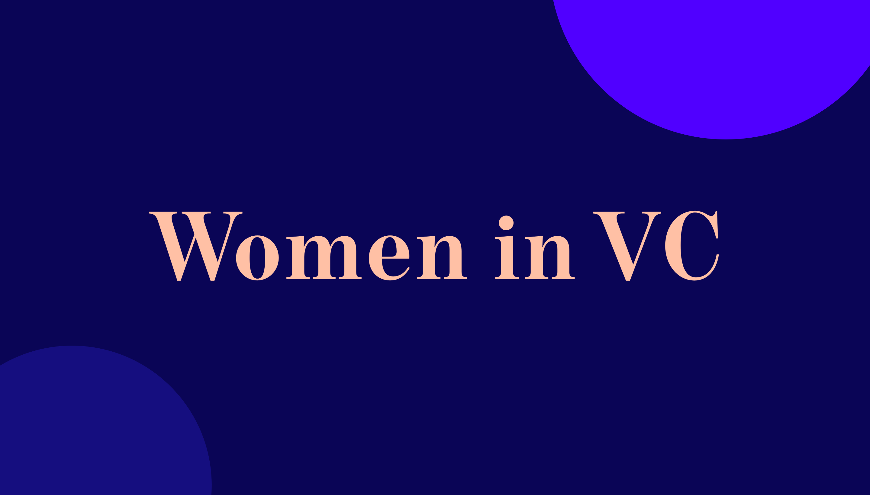 Women in VC