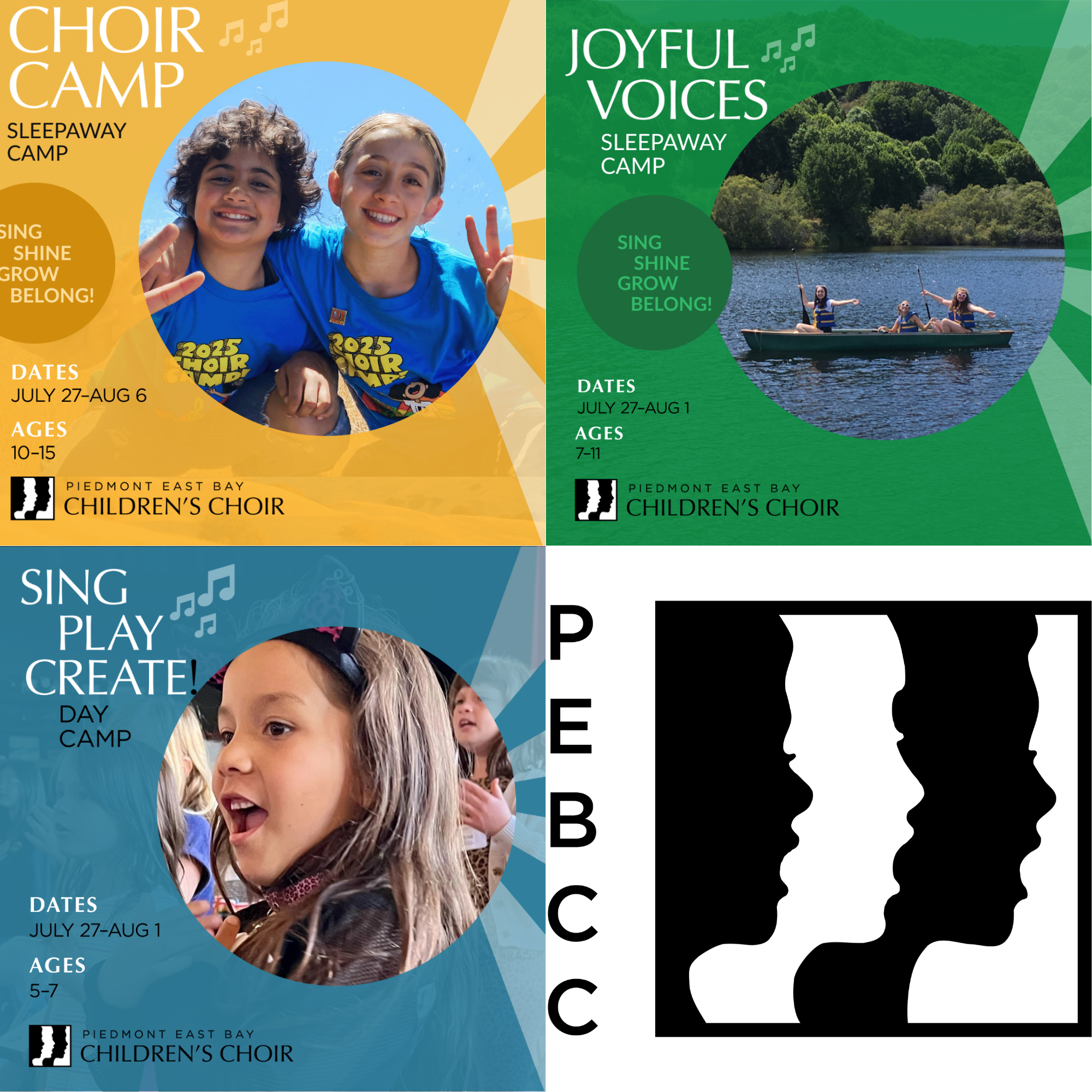 Piedmont East Bay Children's Choir Logo