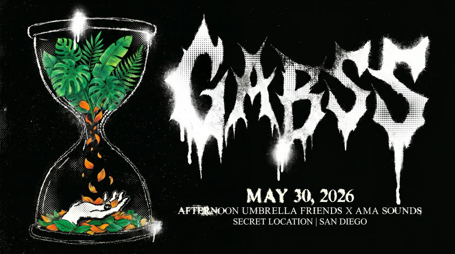 Flyer for AUF x AMA Presents: Gabss