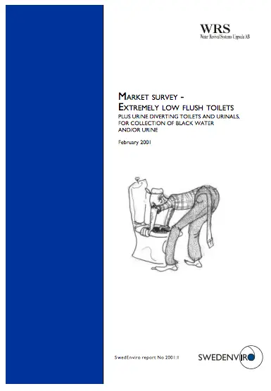 Market Survey &ndash; Extremely Low Flush Toilets