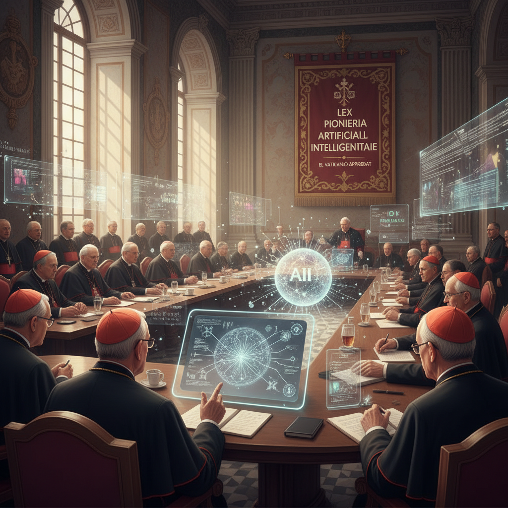 The Vatican approves pioneering law on artificial intelligence, marking a global milestone.
