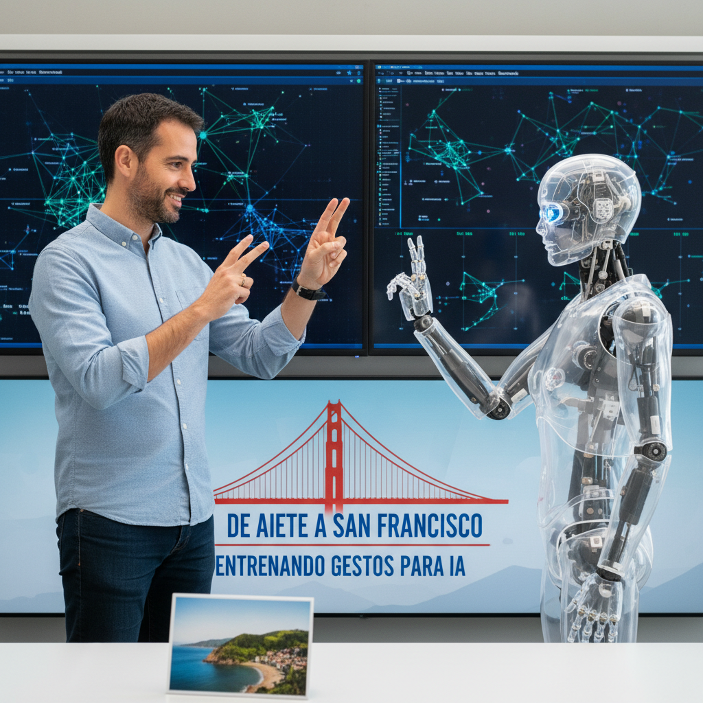 From Aiete to San Francisco: the Donostiarra who trains Artificial Intelligence in gestures